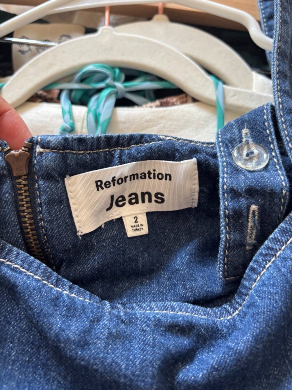 Reformation Cecil Denim Minidress - Picture 4 of 5